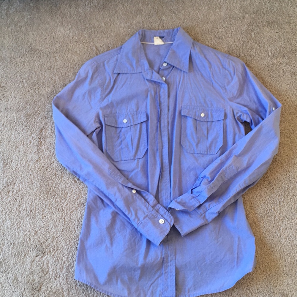Jcrew light blue button down